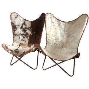 Coppia Poltrone sedie Butterfly Tripoline Vintage